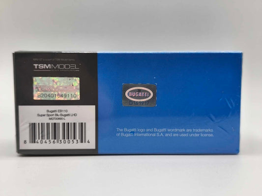 MINI GT Bugatti EB110 Super Sport Blu