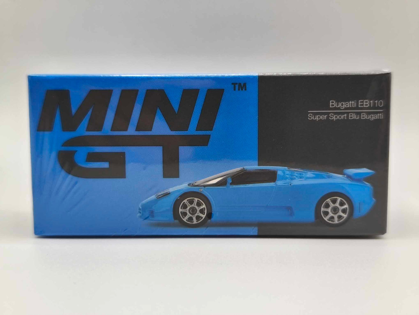 MINI GT Bugatti EB110 Super Sport Blu