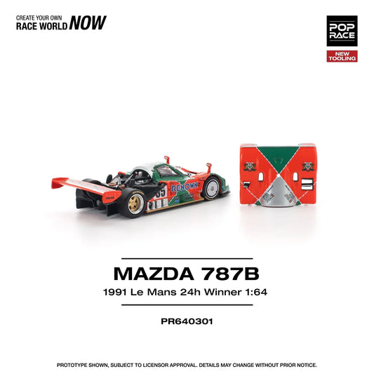 POP RACE 301 MAZDA 787B 1991 LE MANS WINNER